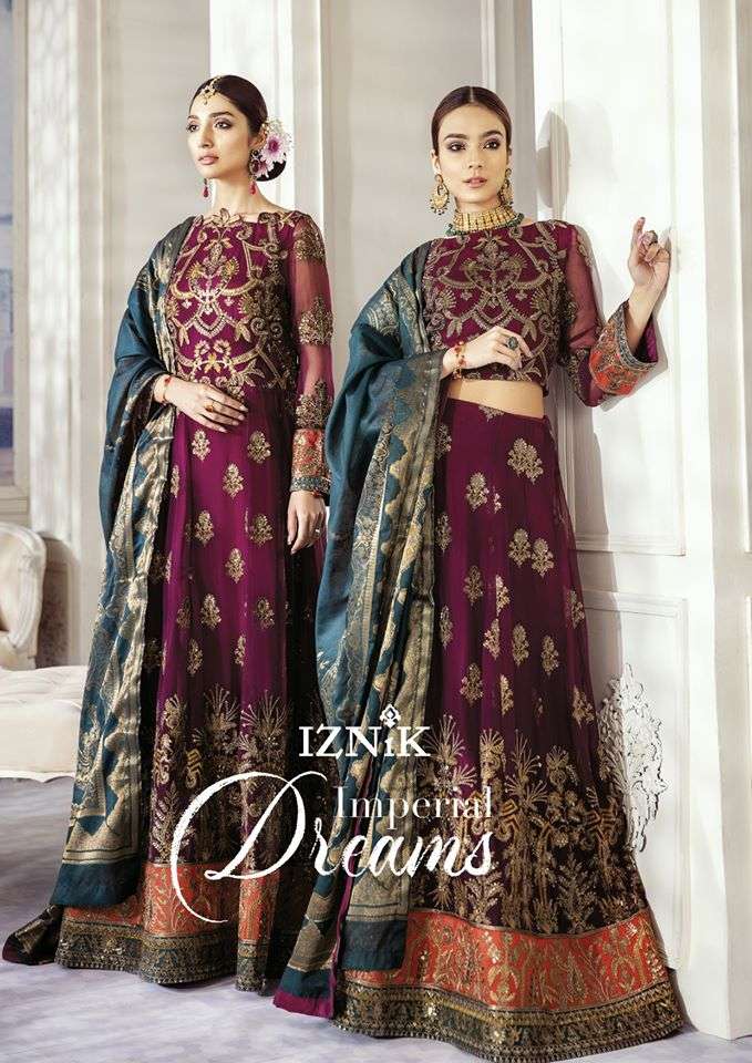 Iznik Imperial Dreams Unstitched 2020 Collection